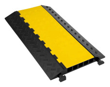 Tung Duty Kabelskyddsramp, 5 Kanaler, 88 184 lbs Kapacitet