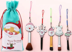Christmas Makeup Brush Gift Elk Beginner Set Beauty Tool Set, Specification:Five Shorts 2-Double Sided