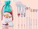 Christmas Makeup Brush Gift Elk Beginner Set Beauty Tool Set, Specification:8 PCS Single Side