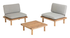 Kave Home - Trädgårdsset Viridis - Flerfärgad - Loungemöbler - Från Homeroom