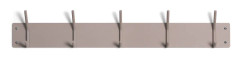 SPINDER DESIGN Fusion klädhängare, w. 5 dubbla krokar - taupe pulverlackerat stål