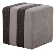 BLOOMINGVILLE Flintpuff, fyrkantig - brun polyester (45x45)
