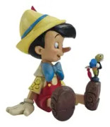 Disney - Kalle Ankas Jul - Pinocchio & Jiminy Design Jim Shore