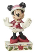 Disney - Figurin - God Jul önskar Mimmi Pigg Design Jim Shore