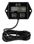 Digital varvräknare, underhållstimer, utbytbar batteri, automatisk avstängning, använd för ZTR gräsklippare traktor generator marin ATV snöskoter och utrustning