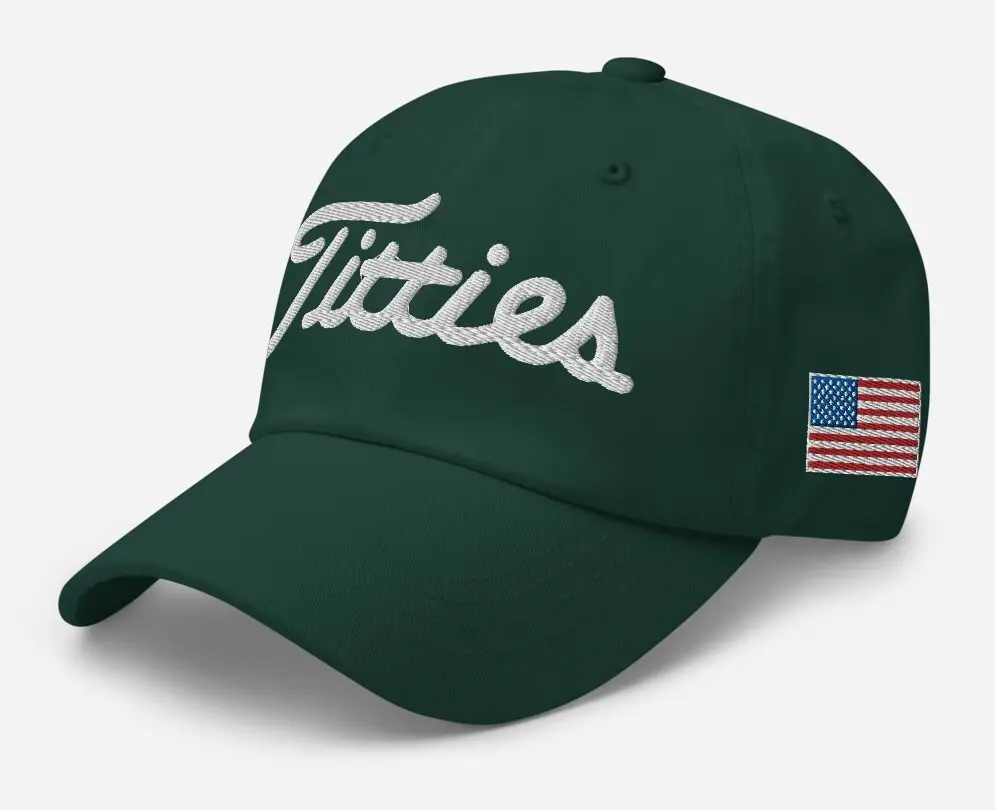 Titties Golf, Golf, Rolig keps för golfare, Golf hat, Golf keps