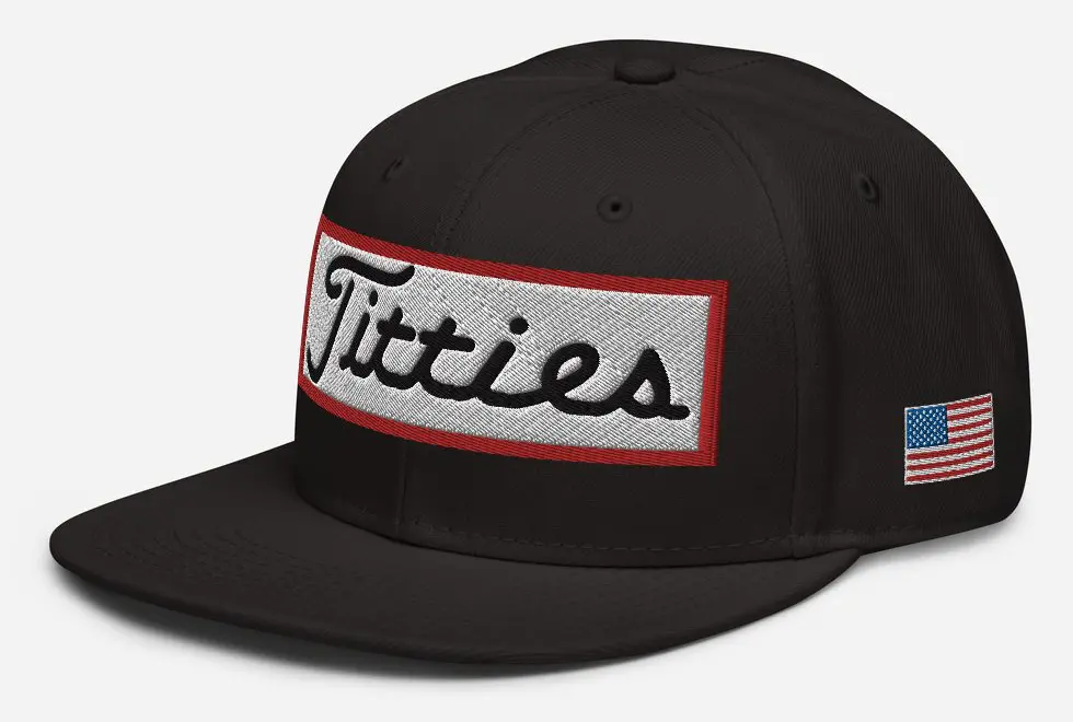 Titties Golf, Golf, Rolig keps för golfare, Golf hat, Golf keps