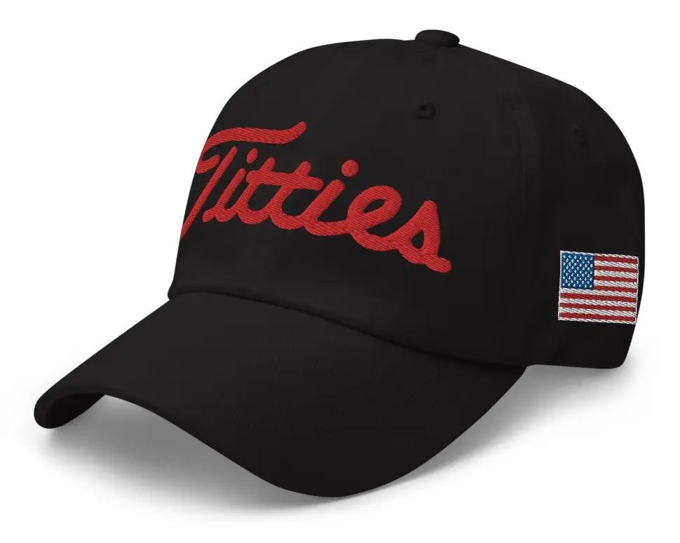Titties Golf, Golf, Rolig keps för golfare, Golf hat, Golf keps