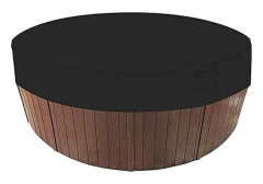 Rund Poolskydd Solskydd, Vattentätt UV-beständigt Spa, 190t kompatibelt Utomhus Spa Badkar, 190x30cm