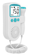 Hemma Fetal Doppler, Baby Pocket Hjärtfrekvens Doppler Hjärtmonitor för Graviditet och Test Klar Grön
