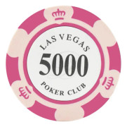 Flerdenominationer Chips Bärbar Spelmarker Las Vegas Mynt för Kasinon