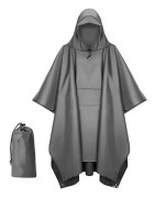 Tre-i-ett multifunktionell regnkappa utomhus ryggsäck Poncho