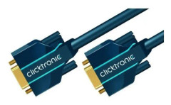 ClickTronic 5m VGA Connection, 5 m, VGA (D-Sub), VGA (D-Sub), Blå, Guld, Hane/Hane