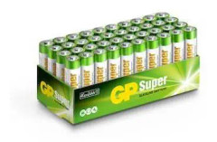 GP Super Alkaliska AAA-batterier (LR03) Box 40-P