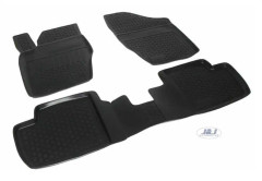 J&J AUTOMOTIVE | Exklusiva 3D-gummigolvmattor för Peugeot 307 2001-2008 / C4 2001-2008