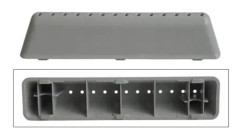 Trumblad 24cm x 5,5cm för Whirlpool tvättmaskin - Eureka chassi - Vit