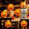 20 st Halloween Pumpa Papperslykta Jack-o-lantern, För Halloweenfest Halloween Present Bröllop Trädgård Sovrumsdekoration (20cm)