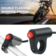 Motorcykelknapp Hazard Light-knapp Elektrisk Fordon Dubbel Varning Emergenc