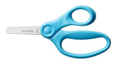 Barnsax - Fiskars - Rund spets - Turkos - 13 cm