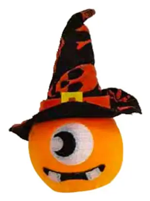 EPumpkin Bat Witch Hat Hängande Dekoration Lyser Upp Vägg Hem Fest Inomhus UtomhusE