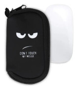 Skyddsomslag - kwmobile - Apple Magic Mouse 1/2 - Neopren - Vit-svart - Kompatibel