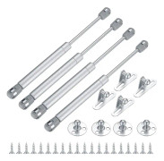 4-pack gasfjäderstag, 120N gasfjäderlyftfäste, mjukstängande gångjärn, hydrauliska gaslyftfjädrar för möbeldörrar, skåp, förvaringslådor