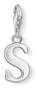 Charm pendant letter S