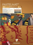 Clairefontaine Pastellmatta nr 2 Limmad Pad 30x40 cm. 12sh 360g 4 nyanser