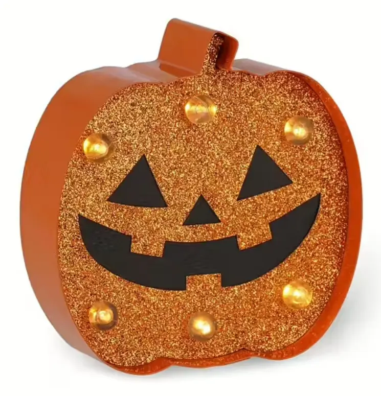 Mini Lampa, Pumpa med glitter