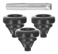 1 set trumpetmunstycke i metall, trumpetdel, trumpetdämpare, tillbehör