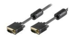 MicroConnect - VGA-kabel - HD-15 (VGA) (M) till HD-15 (VGA) (M) - 10m - Tumskruvar - Svart