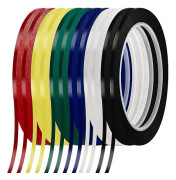 12 1/8 tum vit tavletejp, pinstripe tejp whiteboard tejp självhäftande grafisk rutnät markeringstejp,