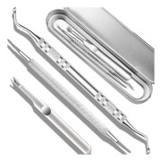 3 st Ingrown tånagelverktyg, Ingrown tånagel fil och lyftare, Pediatrist nagelbehandlingssats