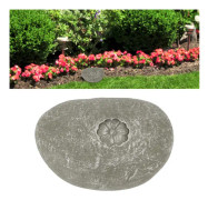 Minnessten för husdjur, DIY-bokstäver, simuleringsstenar, gravmarkör för hundar, katter, små blomstenar, mossfärg