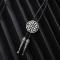 Fashion Western Cowboy Slips Shining Lång Stjärna Texas Bolo Tie Halsband