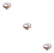 Ljuddämpare Aluminiumlegering Instrument Tillbehör Musikutrustning Professionell Trumpet Mute Rak Inga Repor Sax Dämpare Beige 3Set