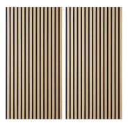 Ljudpanel - Akustikpanel - 60x120 Cm - 2 St
