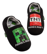 Minecraft Pojkar Paljetttofflor 11 UK Barn Svart/Röd/Grön Black/Red/Green 11 UK Child