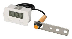 Digitalräknare Elektronisk Klickräknare Magnetisk Högkänslig Radnummer Xj-5j Klickräknare Vit Industriell Styrströmbrytarevit1pcs)