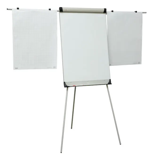 Office Depot Blädderblocksställ med whiteboard