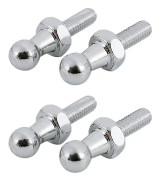 4x 10mm Kulbult M8 För Gasfjädrar Kulformad Bult Motorhuv Lucka Std 002