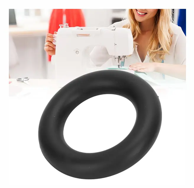 Bobbinhållare DIY Gummi Söt Rund Förvaringsorganisatör Verktyg för Metall Plast Symaskin BobbinerSvart