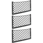 3-pack bilförvaringsnät 36 x 18 cm Högelastiskt förvaringsnät för bagage T4 T5 T6 För skåpbil Husbil Husbil - Snngv