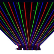 DJ Laserprojektor, RGB Barljus, DMX-kontroll, 2Röd 2Grön 2Blå