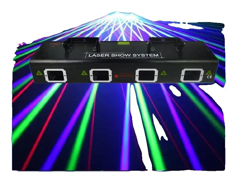 Laser Show System, Fyra Linsdesign, RGBY Laser Teknologi