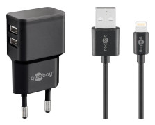 Goobay 44995, inomhus, AC, 5 V, 1 m, Svart