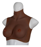 Ultra Realistic Breast Form Black Size Medium