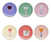 Glasunderlägg Cocktails 6-p
