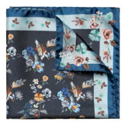 Floral Silk Pocket Square