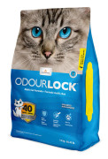 Interstand - OdourLock 40 dagars luktkontroll kattsand - 12 kg grå